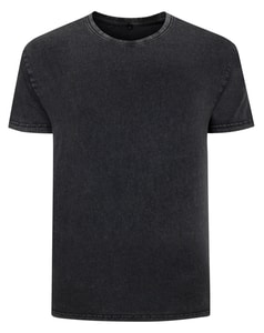 Bigdude Acid Wash T-Shirt Black