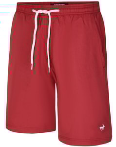 Bigdude Plain Swim Shorts Burgundy