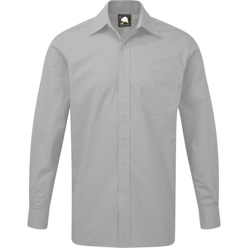 ORN Premium Manchester Long Sleeve Shirt Silver