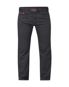 Duke Charcoal Bedford Corduroy with Belt