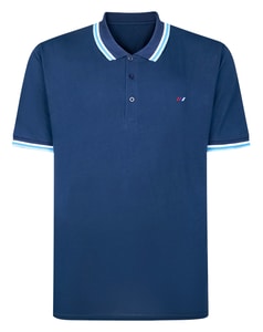 Bigdude Triple Tipped Polo Navy