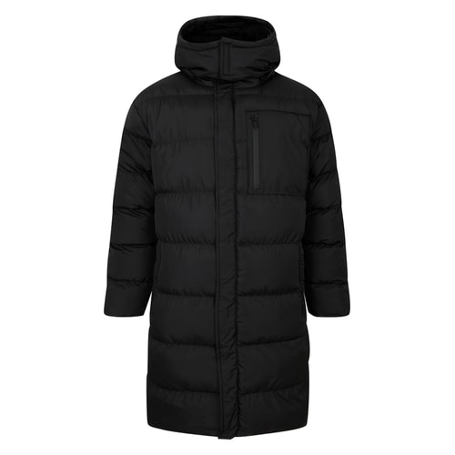 Bigdude Showerproof Long Line Jacket Black