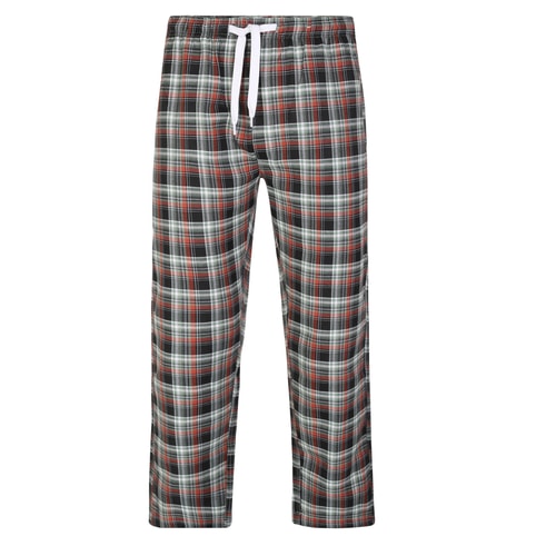 Bigdude Lightweight Pyjama Pants Black/Orange