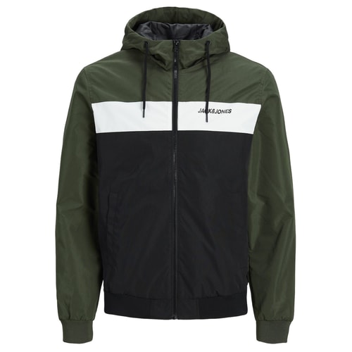 Jack & Jones Hooded Bomber Jacket Forest Night