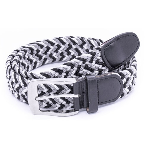 D555 Quinn Multi Coloured Stretch Braided Belt