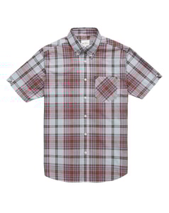 Ben Sherman Classic Check Short Sleeve Shirt Light Blue