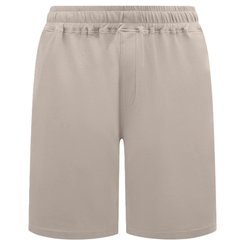 D555 Mitchell 3 Stretch Elasticated Waist Shorts Stone