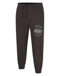 Bigdude Printed Joggers Charcoal