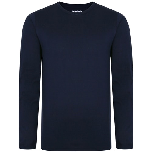 Bigdude Long Sleeve T-Shirt Navy