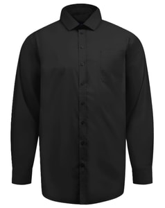 D555 Oliver Long Sleeve Stretch Shirt Black