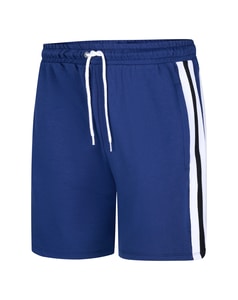 Bigdude Contrast Tape Loop Back Shorts Midnight Blue