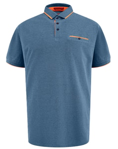 D555 Harvey 3 Pique Jacquard Polo Teal