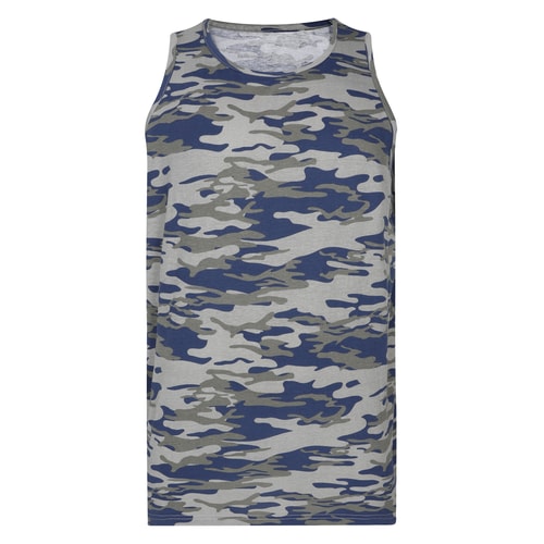 Bigdude Camo Vest Khaki Tall