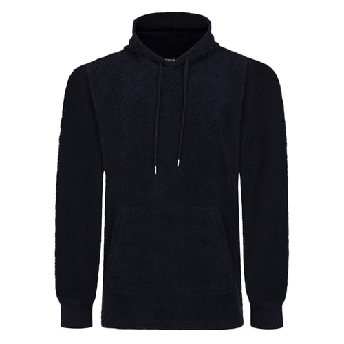 Bigdude Super Soft Sherpa Lounge Hoody Navy