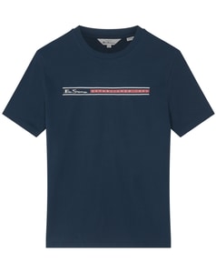 Ben Sherman Core Stripe Tee Navy
