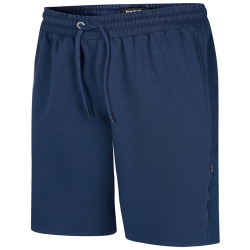 Bigdude Side Panel Fleece Shorts Navy
