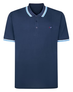 Bigdude Triple Tipped Polo Navy