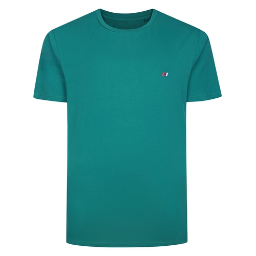 Bigdude Embroidered Logo T-Shirt Teal