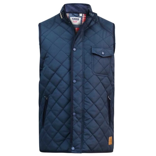 D555 Nightingale Quilted Gilet Jacket Navy