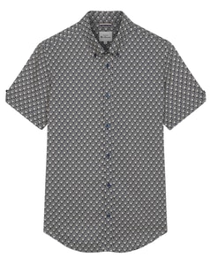 Ben Sherman Block Geo Print Shirt Ink