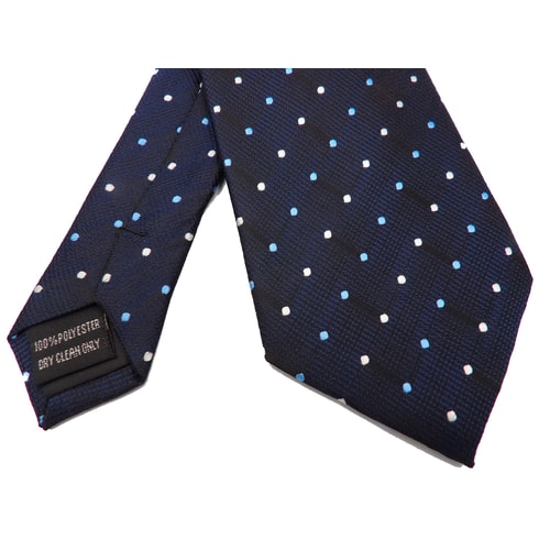 Knightsbridge Extra Long Multi Dot Tie Navy