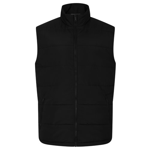 Bigdude Padded Gilet Black