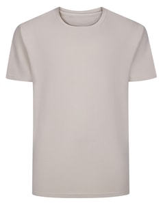 Bigdude Textured Stripe T-Shirt Stone