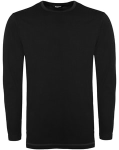 Bigdude Long Sleeve Thermal T-Shirt Black