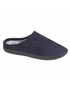 Zedzzz Centre Seam Mule Slippers Navy