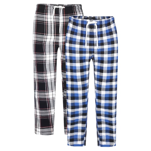 Bigdude Woven Waffle PJ Pants Twin Pack Multi