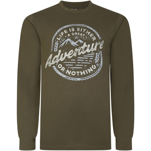 Bigdude Adventure Long Sleeve T-Shirt Olive