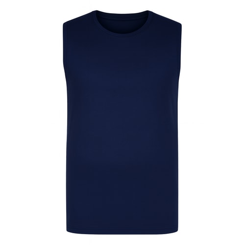 Bigdude Sleeveless Gym T-Shirt Navy