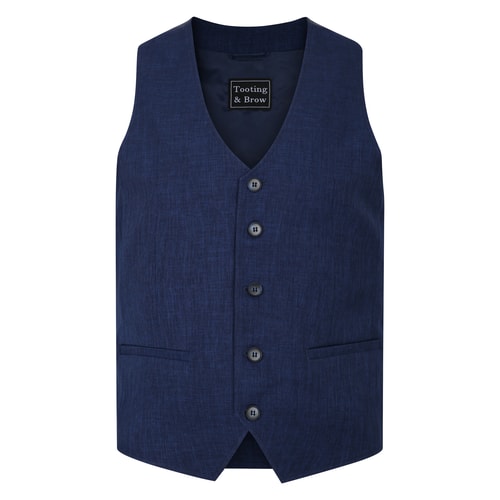 Tooting & Brow Vialli Waistcoat Navy