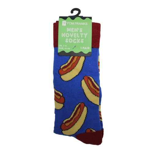 Tom Franks Novelty Design Socks Hot Dog