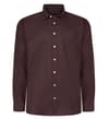 Dots Cotton Long Sleeve Shirt Dark Maroon