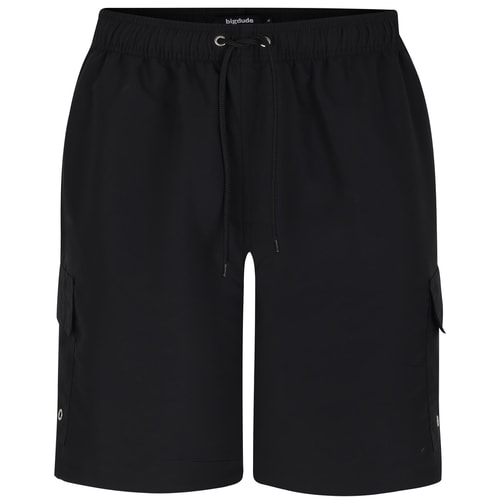 Bigdude Cargo Swim Shorts Black