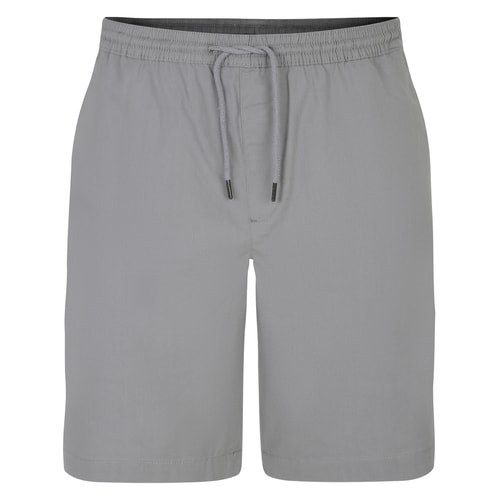 Bigdude Elasticated Waist Stretch Shorts Grey