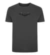 Bat Print TShirt Charcoal Marl