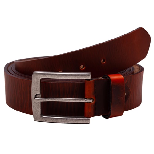 Daniel Washed Look Brown Leather Belt