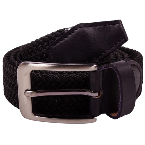 Robbie Stretch Braided Belt Black