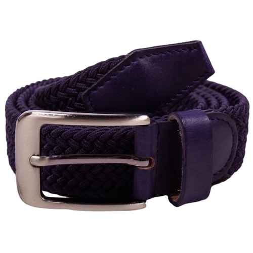 Robbie Stretch Braided Belt Navy