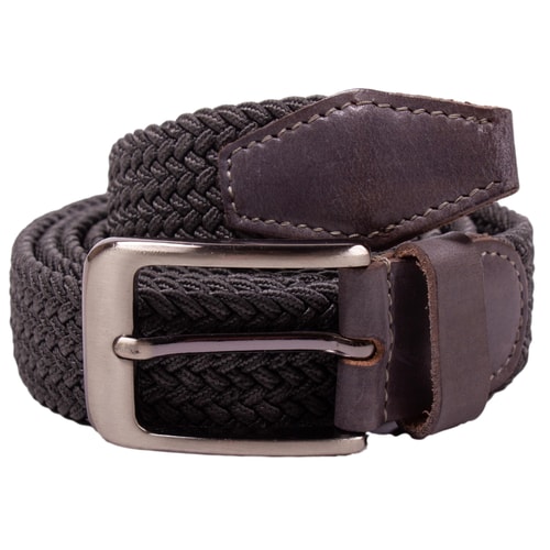 Robbie Stretch Braided Belt Grey