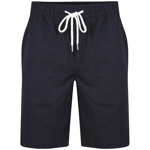 Bigdude Rip Stop Cotton Shorts Black