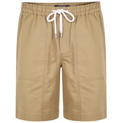 Bigdude Rip Stop Cotton Shorts Khaki