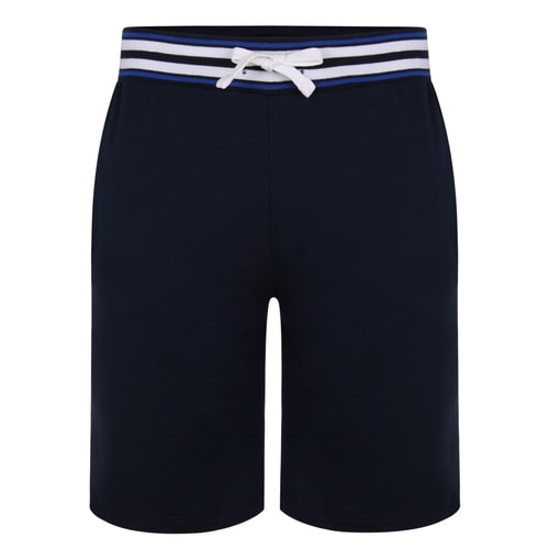 Bigdude Contrast Stripe Waistband Shorts Navy