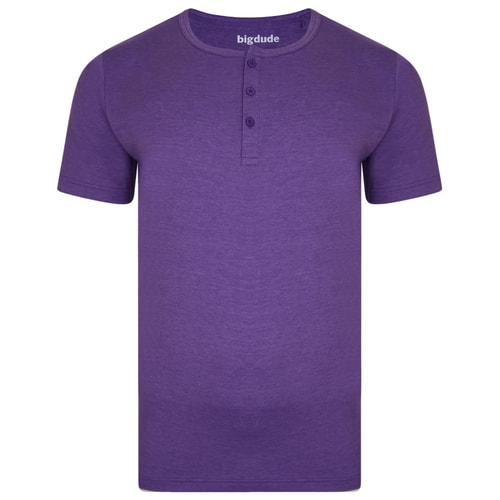 Bigdude Grandad  T-Shirt Purple Marl