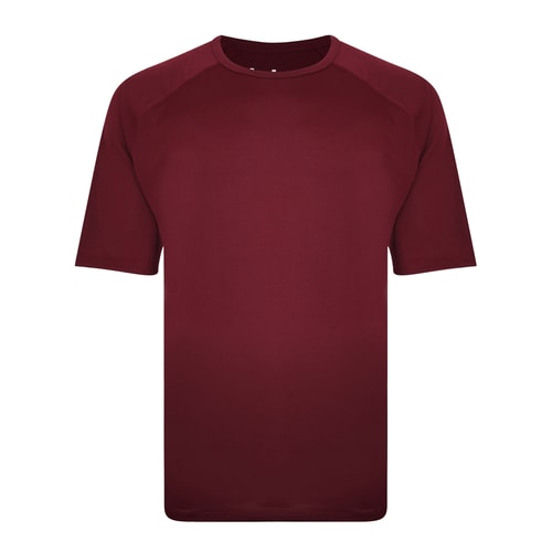 Bigdude Raglan Stretch Performance T-Shirt Burgundy