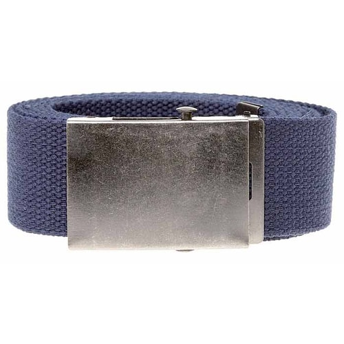 Bigdude Woven Canvas Belt Navy