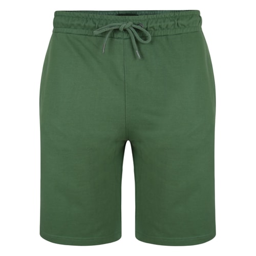 Bigdude Loop Back Jogger Shorts Deep Green