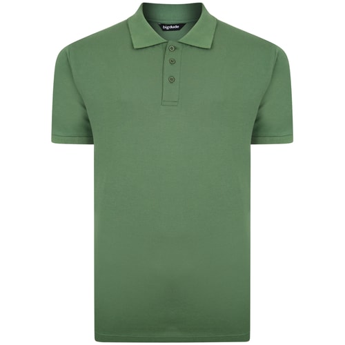 Bigdude Plain Polo Shirt Deep Green